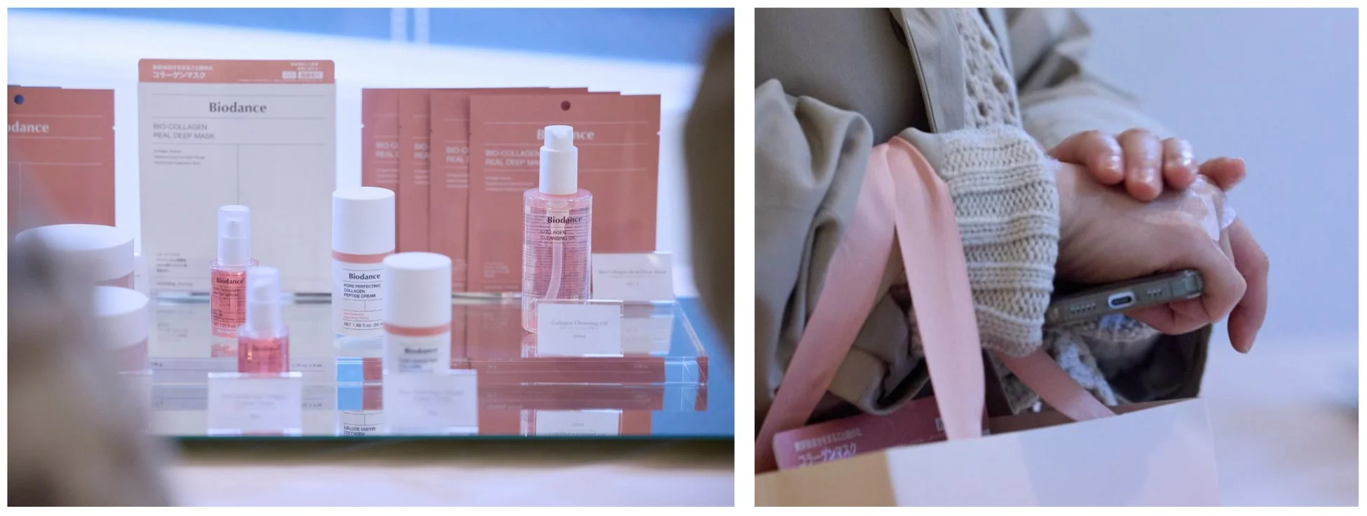 参加者が製品を体験している様子