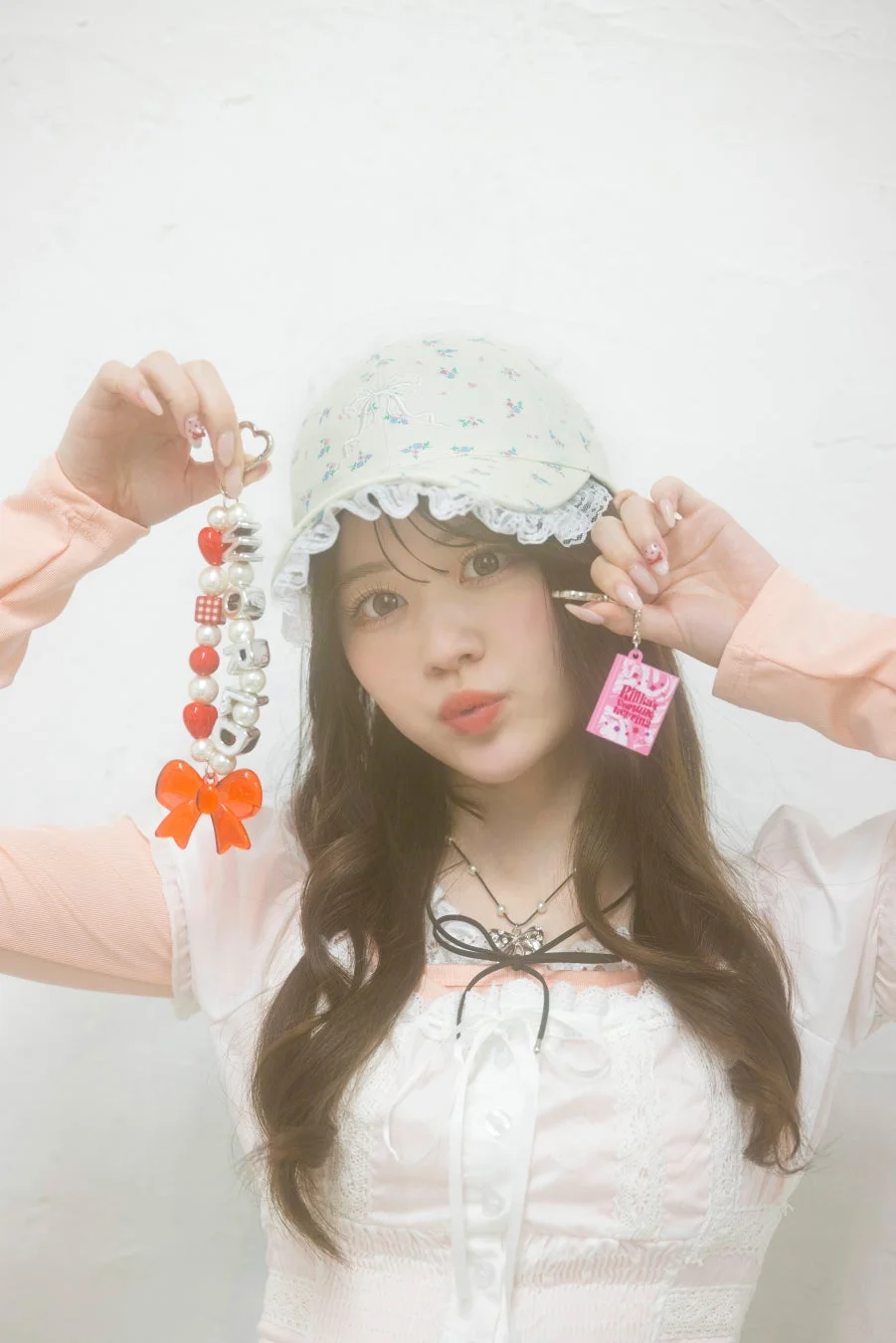 2連ネックレスとキーホルダー