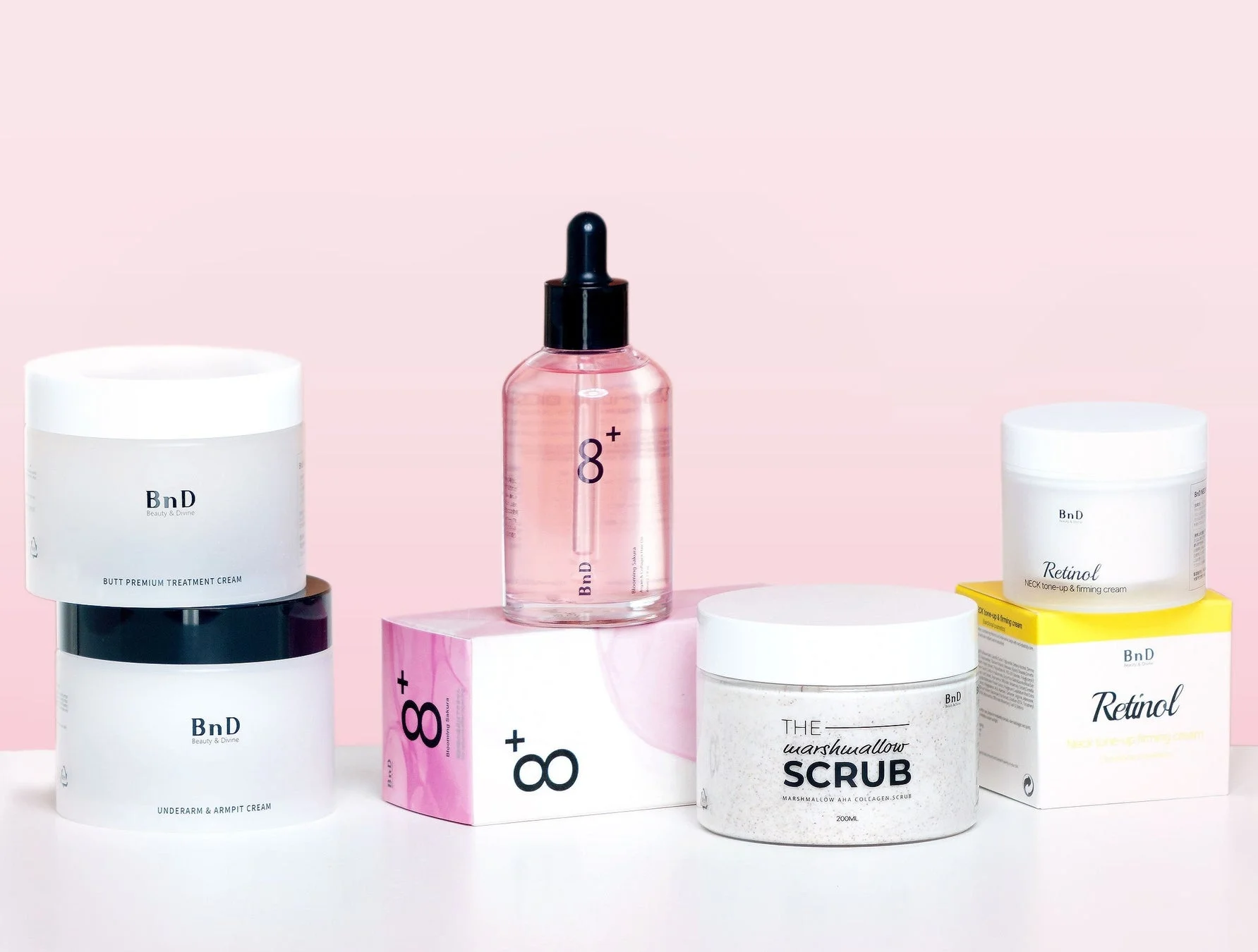 BnD 展示商品ラインナップ