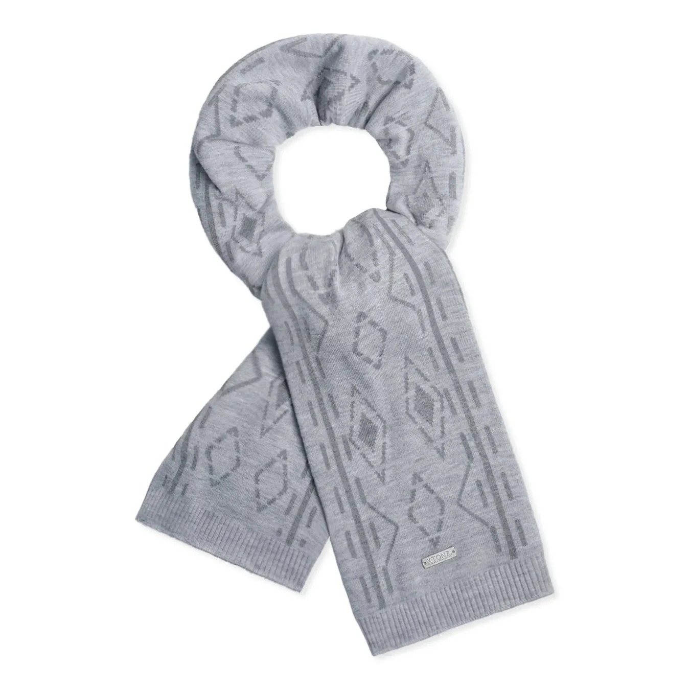 エスニックツートーンリバーシブルマフラー