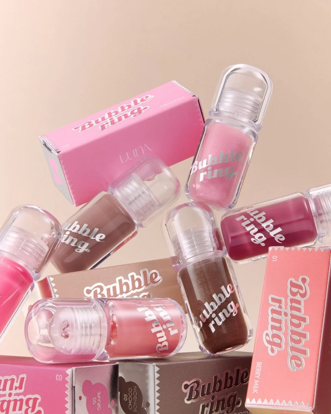 リップグロス製品ラインナップ