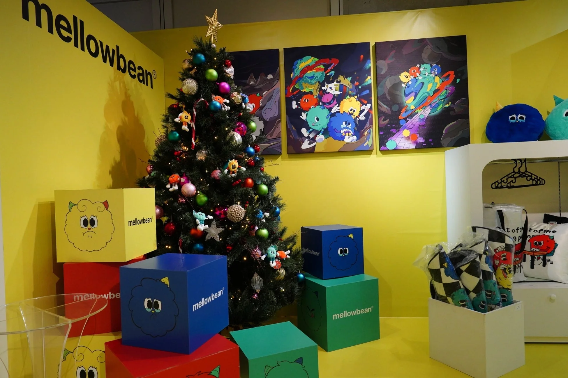 mellowbeanのクリスマスツリーとグッズ