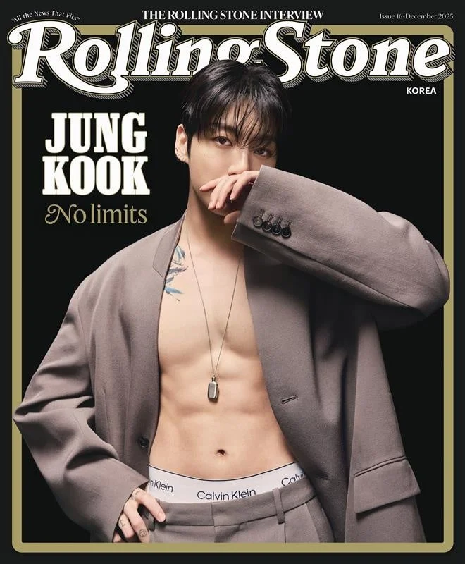 JUNG KOOKが表紙を飾るRolling Stone Korea