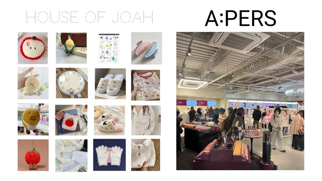 HOUSE OF JOAHの雑貨とA:PERS店内