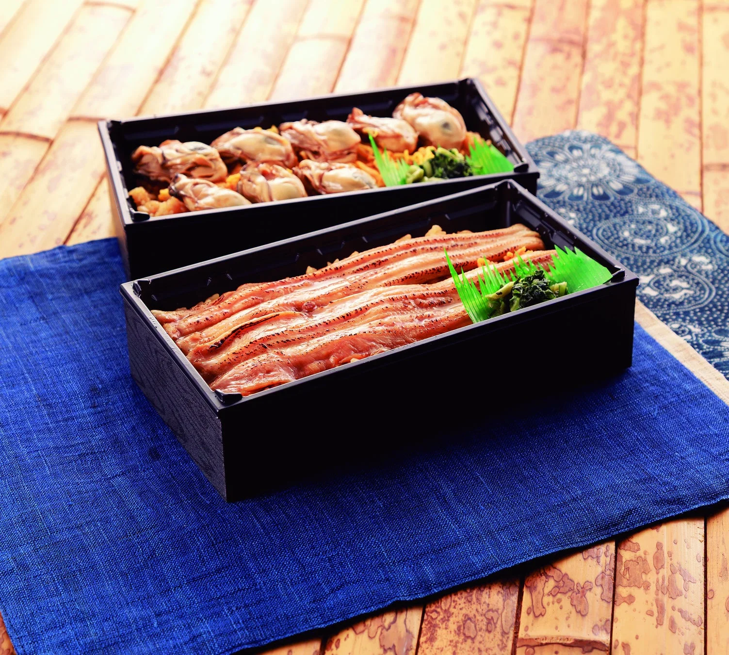 錦水館まめたぬき 煮あなごめし・牡蠣飯