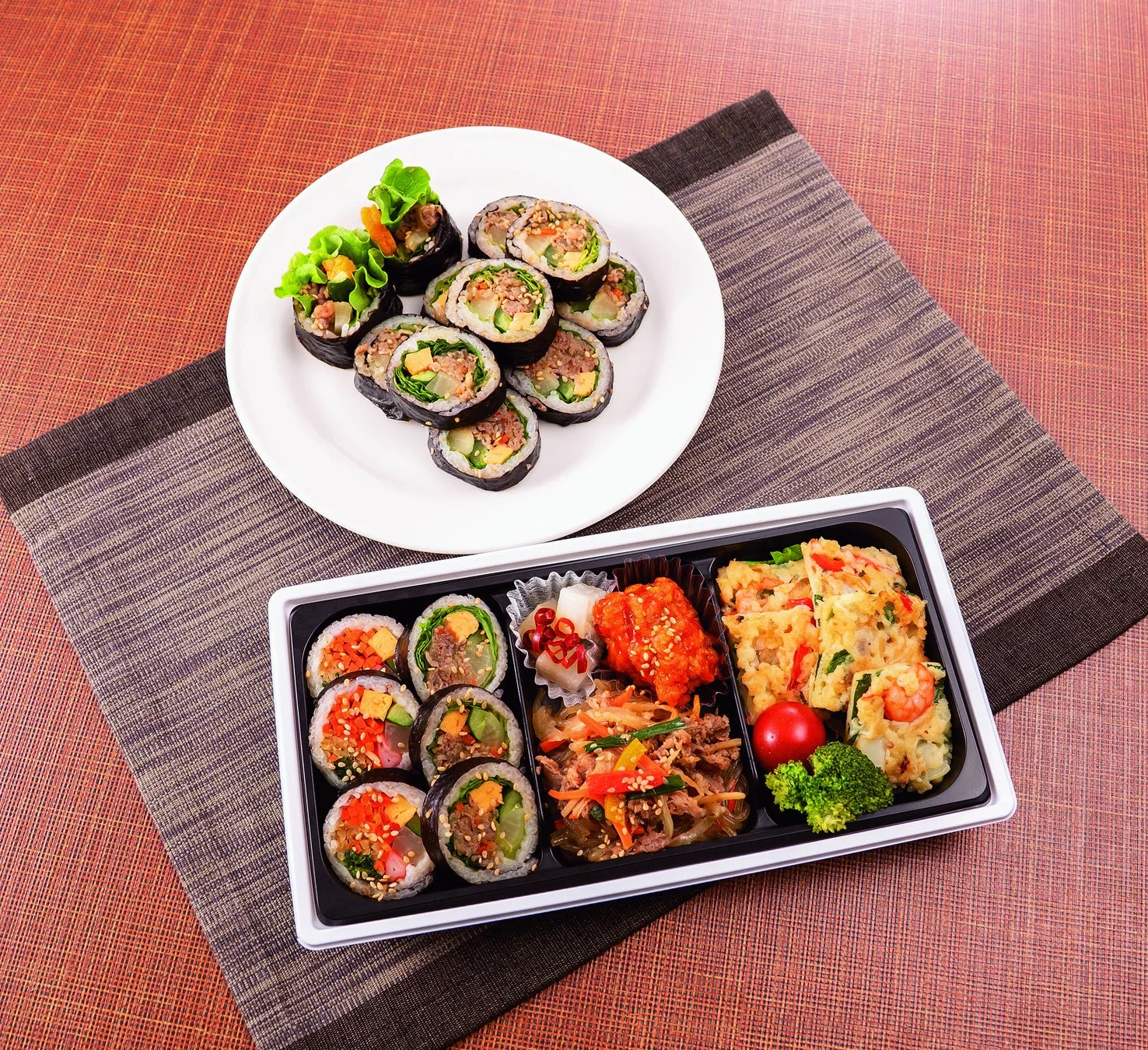 カンナムデリ キンパの彩り膳